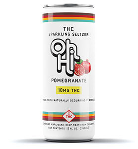 Oh Hi THC Seltzer Pomegranate UK